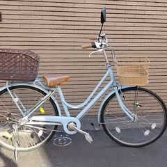 moitie モワティエ アサヒ 26インチ 自転車 両立スタンド 内装3段変速