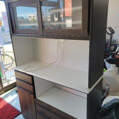 木目調食器棚キッチンボード中古リサイクルショップ宮崎屋住吉店24.12.1 (宮崎屋) 日向住吉の家具の中古あげます・譲ります｜ジモティーで不用品の処分