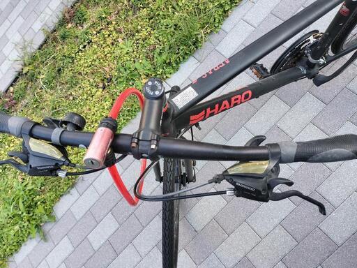 2018 HARO AERAS SG-BLACK/ORANGE クロスバイク 自転車 クロスバイク