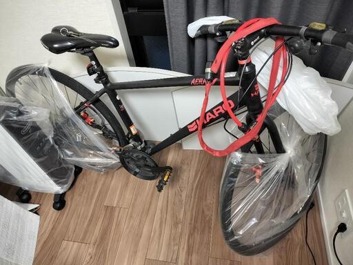 【取引者決定済み】2018 HARO AERAS SG-BLACK/ORANGE クロスバイク 取引者決定済み】2018 HARO AERAS SG-BLACK/ORANGE クロスバイク