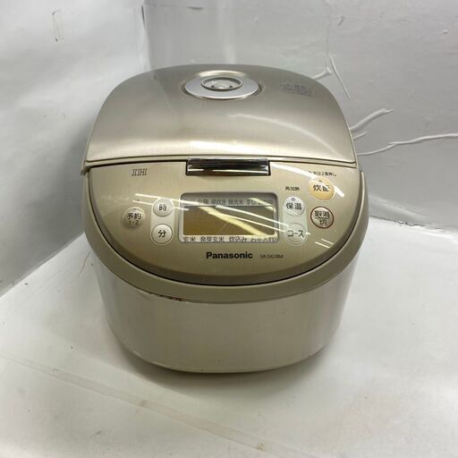 ジ22 /Panasonic IH炊飯器 パナソニックSR-DG18M 1升炊き 10合 無洗米 早炊 玄米 すし おかゆ