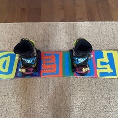 受付終了【スノボ】板＋ブーツ＋ケース3点セット 26.5cm K2 MORROW 美