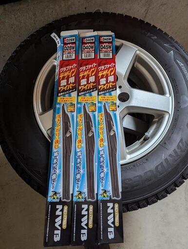 ブリジストン スタットレス タイヤ（ホイール付き）ワイパーおまけ ブリジストン スタットレス タイヤ（ホイール付き）ワイパーおまけ