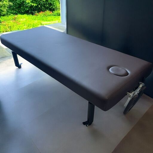 電動昇降 マッサージベッド 有孔 長さ185×幅75×高さ51-88cm 昇降ベッド 