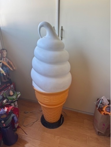 日世のコーン 業務用 ソフトクリーム 看板 電球式ディスプレイ