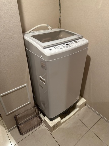 AQUA AQW-V7M(W) WHITE AQUA 縦型洗濯機 本体 (なお) 田町の家電の中古  