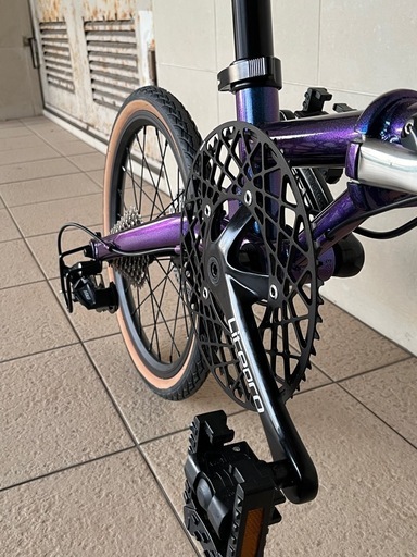 新品折り畳み自転車 ほぼ新品】折りたたみ自転車