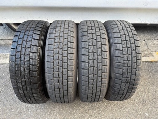 ダンロップ スタッドレスタイヤ WM02 〈165/65R14〉 4本 21年製