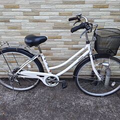 中古自転車 変速無し 26インチ ブロックダイナモ 軽整備済み 防犯登録