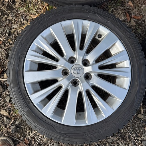 トヨタ純正アルミ18インチ245/45R18スタッドレス付きアルファード等