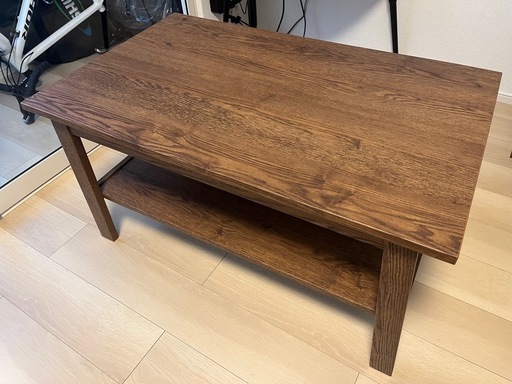 IKEA LUNNARP ルンナルプ コーヒーテーブル, ブラウン, 90x55 広 cm