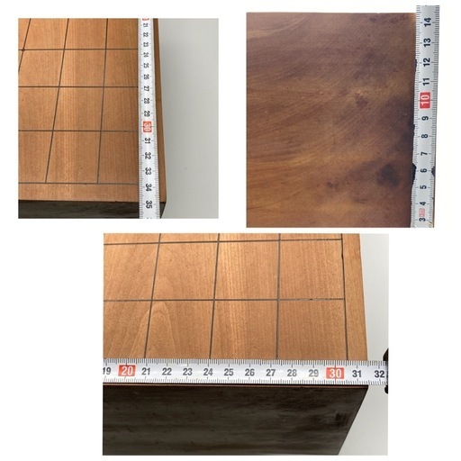 m1124601-8 将棋 盤 高級本格将棋盤 厚さ約14.5㎝ 足つき へそあり