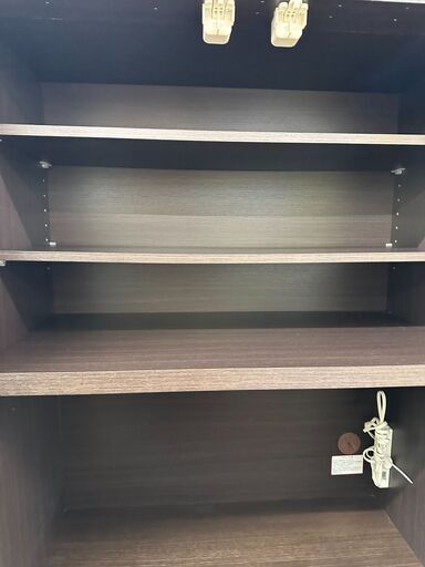 ジモティ来店特価!!　食器棚　ニトリ　ダークブラウン　　J-1207 食器棚 ニトリの中古が安い！激安で譲ります・無料であげます｜ジモティー