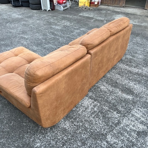 関家具　リラックスフォーム　トレビソ　スモールカウチ左　キャメル 関家具 リラックスフォーム トレビソ スモールカウチ左 キャメル