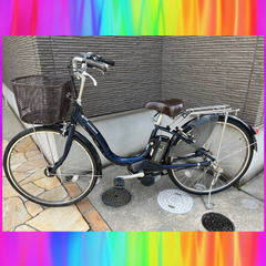 【正規品質保証】 現行長生バッテリー！8.7Ah ヤマハ 電動 26インチ パスナチュラ 自転車本体