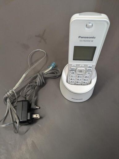 電話機 kx-fkd550-w