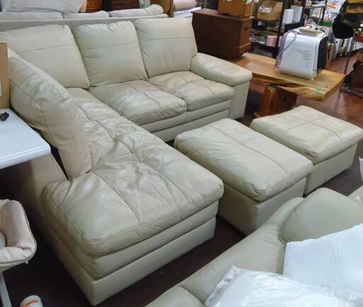39,800⁻】札幌市内配送無料 ニトリ コーナーソファー オットマン2個 
