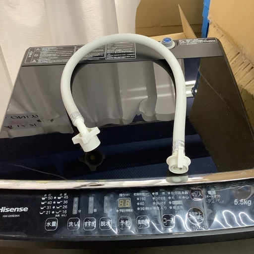 ハイセンス（HISENSE） 中古 洗濯機 一人暮らし 5.5kg コンパクト 風 