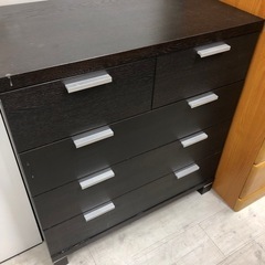 LOWYA 4段チェスト ブラウン【トレファク堺福田店】