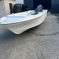 相談中)レストアベース YAMAHA fish12 船外機付き