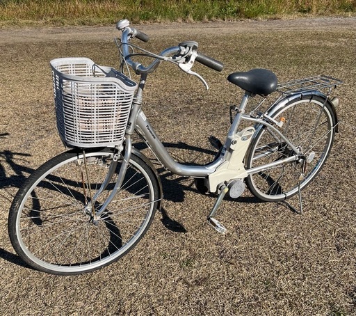 Panasonic 電動自転車 26インチ シルバー Tada №3385 パナソニック