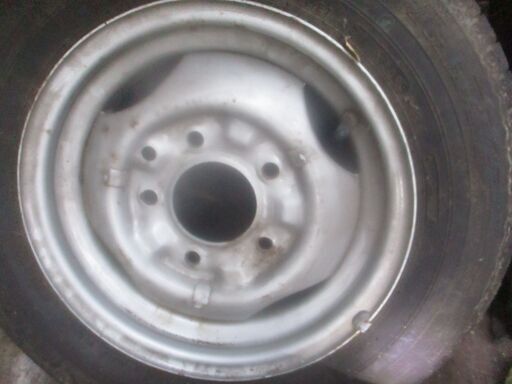 ホンダS800純正スチールホイル中古2本販売 純正中古スチール(鉄