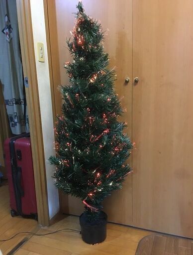 クリスマスツリー　ファイバーツリー150ｃｍ　グリーン