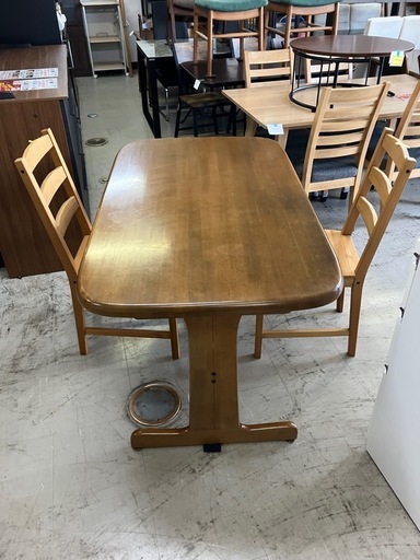 取引場所 南観音 K2412-051 ダイニングテーブルセット イス2脚  