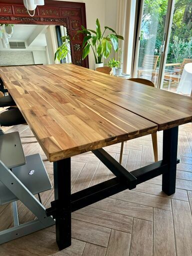 IKEAイケアSKOGSTA スコグスタダイニングテーブル（6人掛け） (Kei  