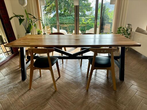 IKEAイケアSKOGSTA スコグスタダイニングテーブル（6人掛け） (Kei  