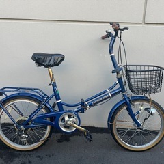 キャプテンスタッグ　折り畳み自転車　中古　大阪引き取りのみ キャプテンスタッグ折り畳み自転車中古大阪引き取りのみ