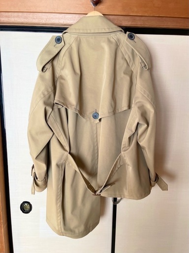 kolor 19aw アシンメトリー トレンチコート メンズ 3 ベージュ