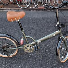 ビンテージ パーツ搭載のおしゃれな6段変速クロスバイク 700x28c