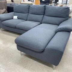 ★ジモティ割あり★  ソファ グレー H73～90×D80×W193 クリーニング済み TK3526 ☆ジモティ割あり☆ ソファ グレー H73～90×D80×W193 クリーニング済み
