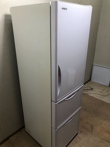 HITACHI 2018年製 ノンフロン冷凍冷蔵庫 315L R-S32JV 真空チルド 自動製氷 幅540×奥行655×高さ1735mm  白　1【糸島市内 送料無料】48309-1-020 HITACHI 2018年製 ノンフロン冷凍冷蔵庫 315L R-S32JV 真空チルド 自動