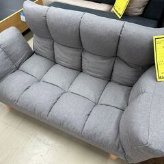 ジモティ来店特価!! 3人掛けソファー グレー シミあり J-1175