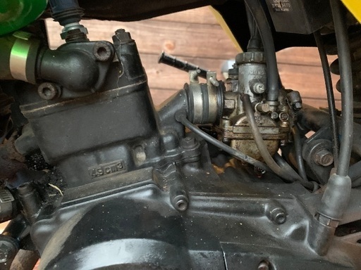 ハスラー50 車体　原付　50cc トライアル 現状 ハスラー50 車体 原付 50cc トライアル 現状