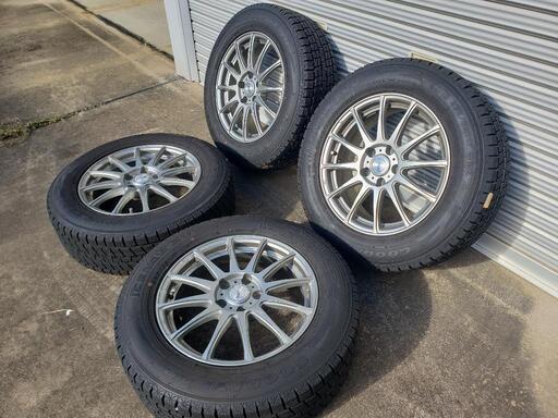 スタッドレスアルミセット17インチ 中古 スタッドレス タイヤ ホイール