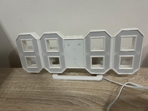 3D LED デジタル時計