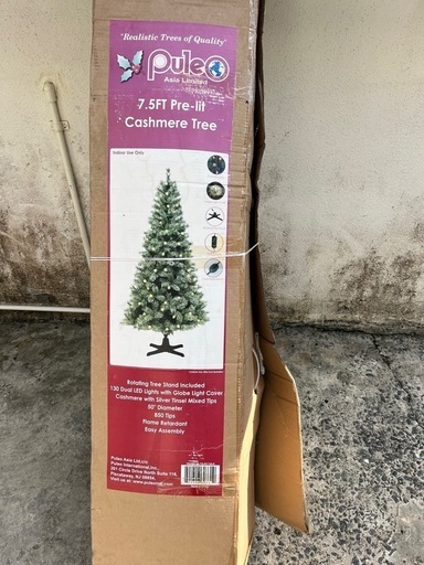 美品‼️全長228㎝‼️クリスマスツリークリスマス✨Holiday✨雑貨プロフ必読