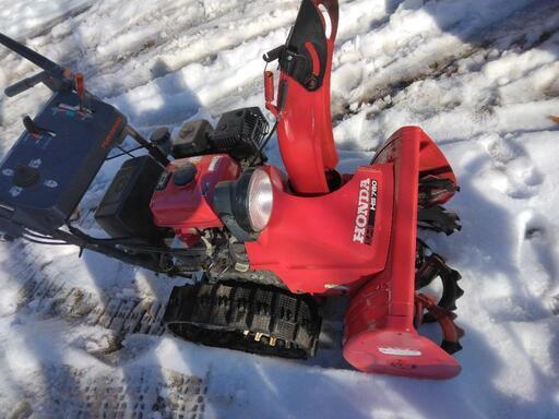 ホンダ除雪機HS760 セル始動OK上下左右電動シューターモデル 七馬力