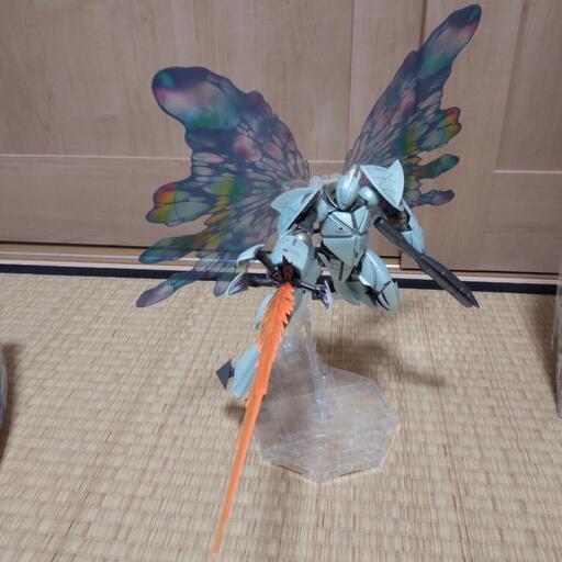 片方組み立て済 MG ターンAガンダム+ターンX ナノスキン 月光蝶