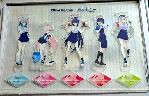ブルーアーカイブ EDIYA COFFEE コーヒー コラボアクリルスタンド