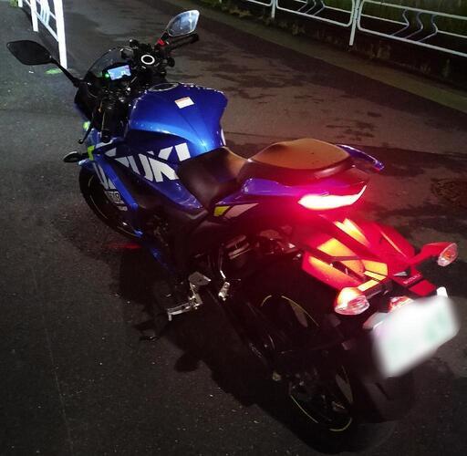 【美品】GIXXER SF 250 2021 距離 1.04万km