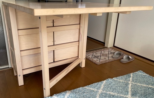 IKEA NORDEN ノールデン ゲートレッグテーブル, バーチ