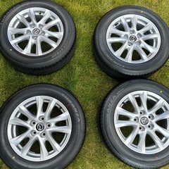 スタッドレスタイヤアイスガード 4本バリ山フィールダー総額14万  