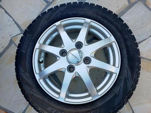 ヨコハマスタッドレス＆アルミホイール4本set 155/65R13 軽乗用車サイズ