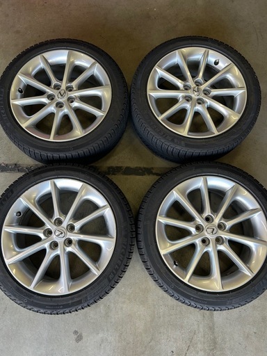 レクサス 純正ホイール 215/45R17 ミシュランスタッドレス 4本セット 