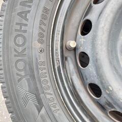 お話し中)185 65 15アルミホイール、スタッドレスタイヤセット溝アリ  