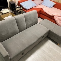収納付き カウチソファー ベッドの中古が安い！激安で譲ります・無料で  